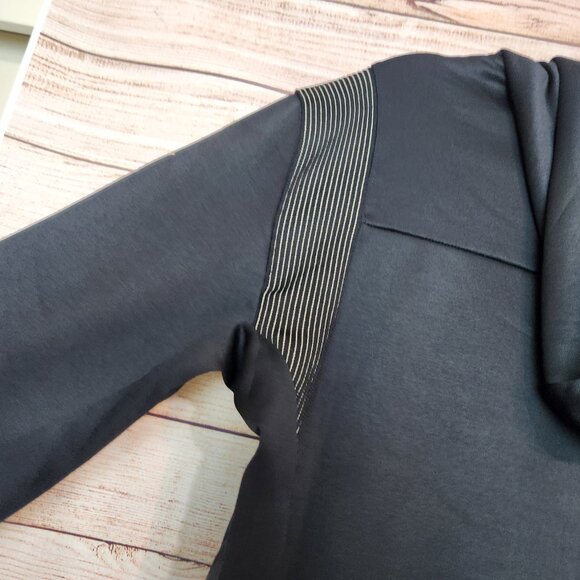 Nike Men's Size L NFL New Orleans Saints Dri Fit On-Field Hoodie Black Zip Up - Picture 15 of 16